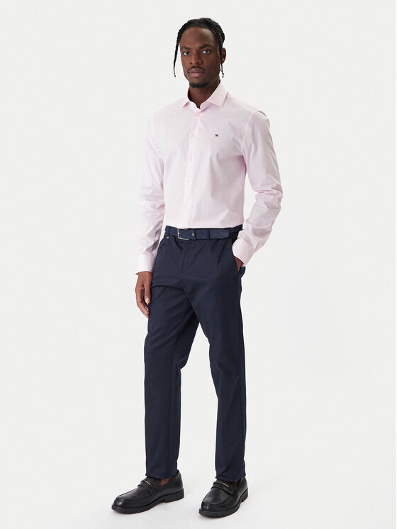 Tommy Hilfiger Tommy Hilfiger Ing MW0MW38347 Rózsaszín Slim Fit