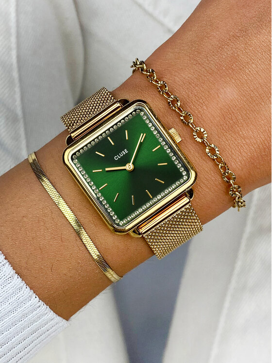Cluse Cluse Uhr La Tétragone CW10309 Goldfarben