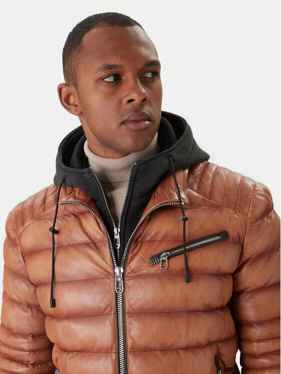 Milestone Milestone Lederjacke Ms Apollo 531068 60510 Kupferfarben Regular Fit