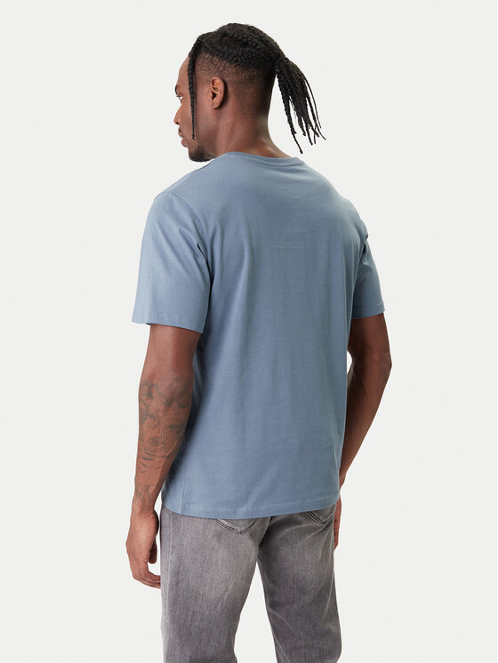 Jack & Jones Jack & Jones Tričko Paulos 12245087 Modrá Regular Fit