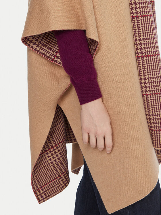 United Colors Of Benetton United Colors Of Benetton Пончо 112HEU01N Бежевий Regular Fit