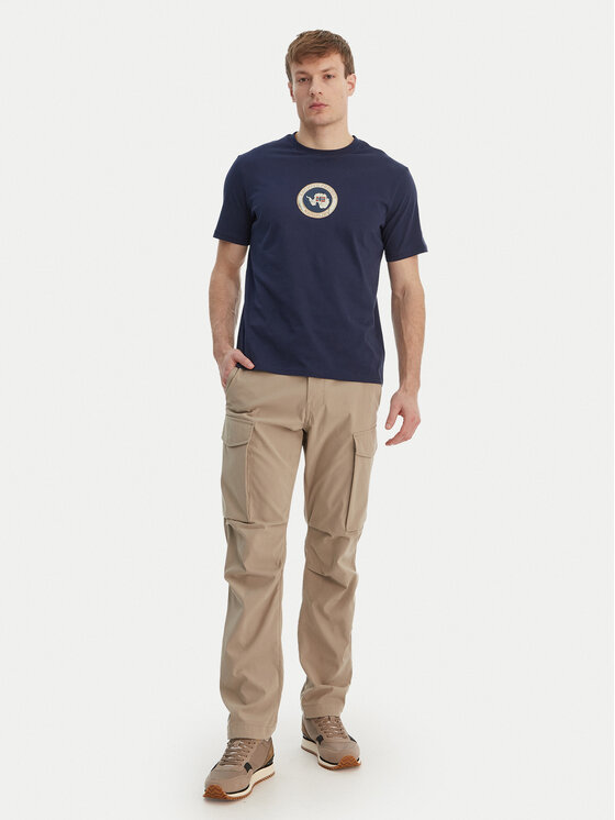 Napapijri Napapijri T-shirt S-Phos NP0A4G5A Tamnoplava Relaxed Fit