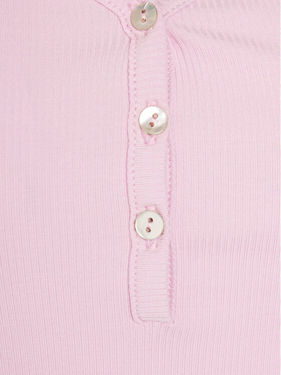 Hunkemöller Hunkemöller Pyjama-T-Shirt Gathering 205129 Rosa Regular Fit
