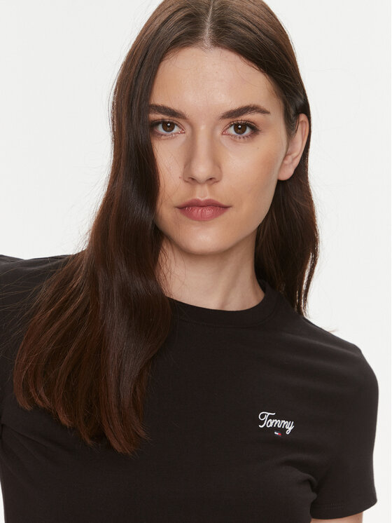 Tommy Jeans Tommy Jeans T-särk Script DW0DW17366 Must Slim Fit
