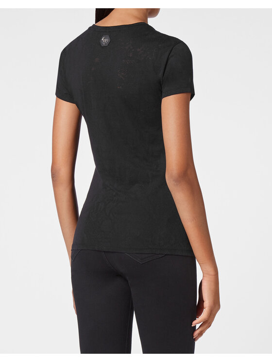 PHILIPP PLEIN PHILIPP PLEIN Tričko 2613 Čierna Regular Fit