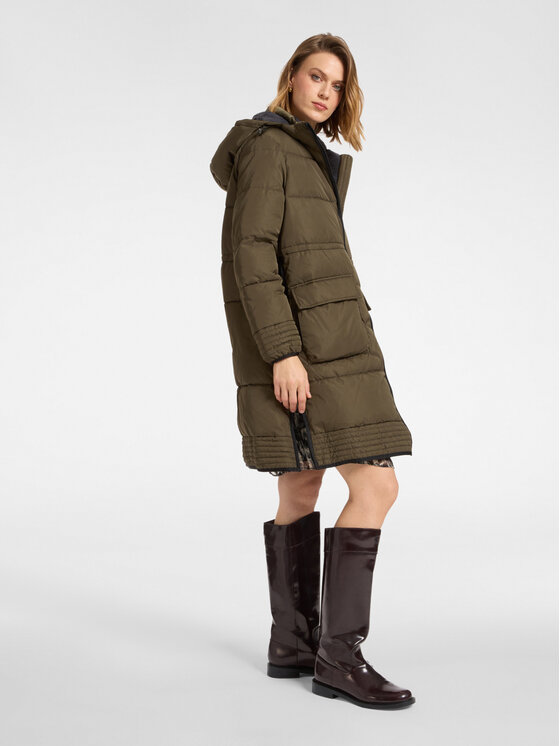 Elena Mirò Elena Mirò Giubbotto piumino F205P000122N025 Verde Regular Fit