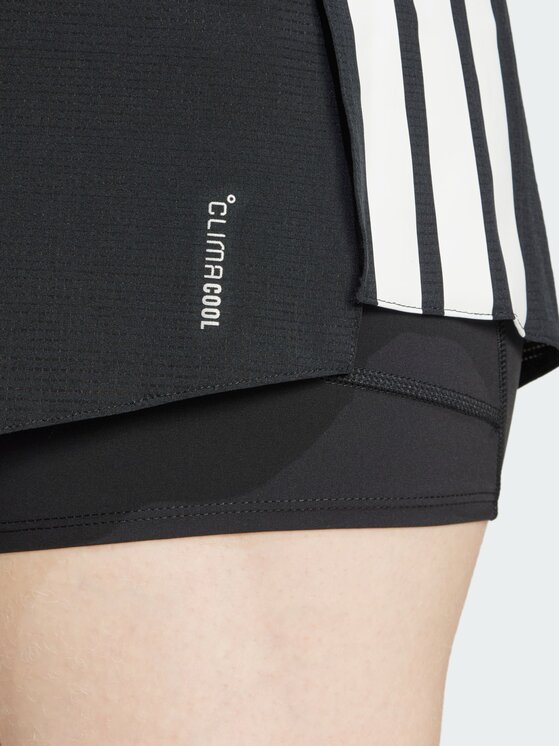 adidas adidas Szorty sportowe Adizero Running Czarny Slim Fit