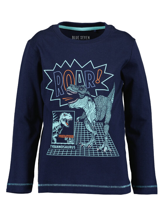 Blue Seven Blue Seven Blúz 850716 X Sötétkék Regular Fit