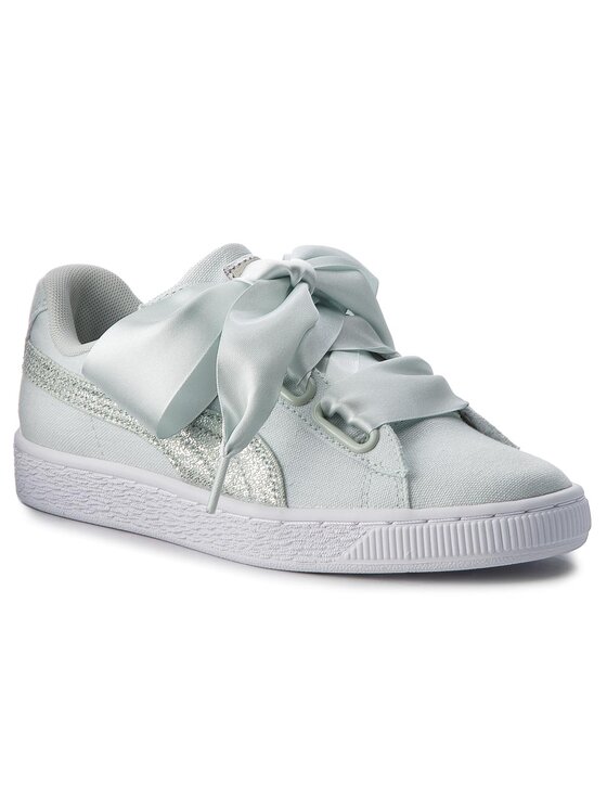 Puma basket outlet heart canvas wn's