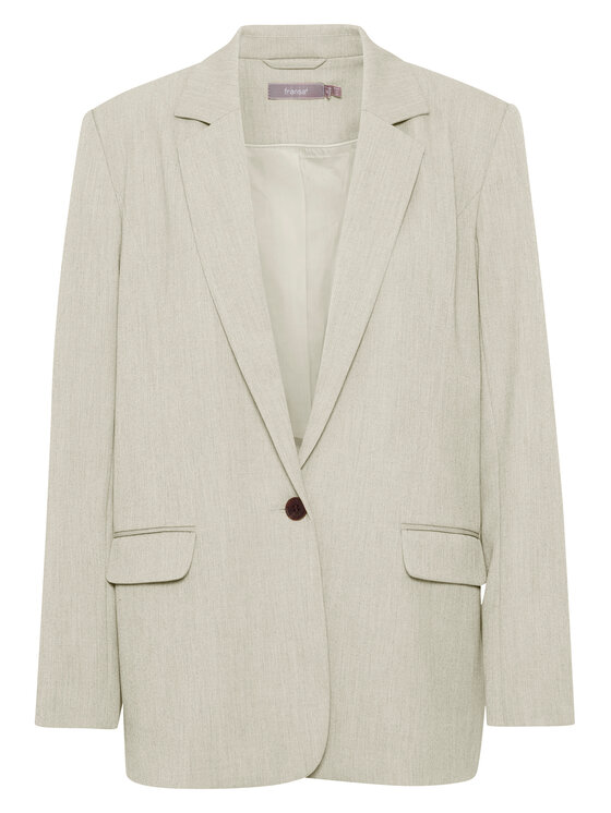 Fransa Fransa Pintsak 20611135 Beež Loose Fit
