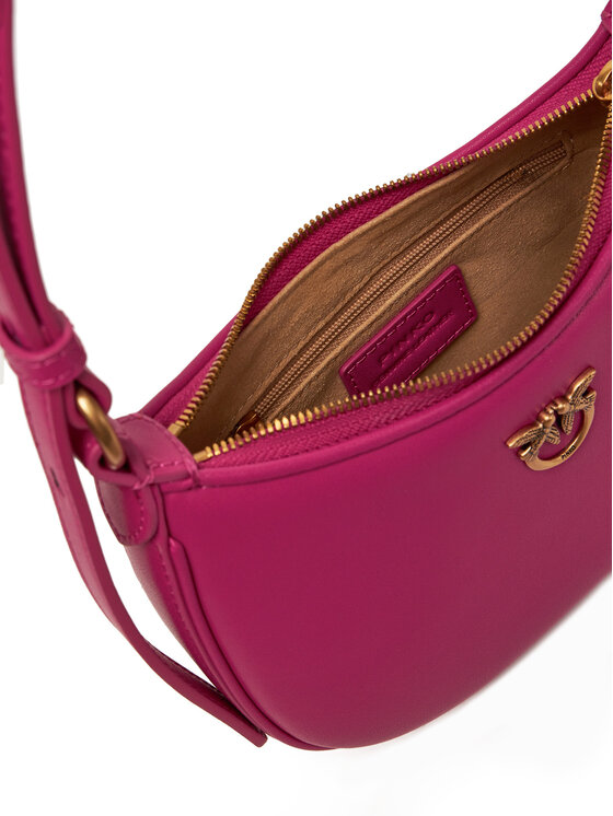 PINKO PINKO Torebka Half Moon Baby AI 24-25 PLTT 103538 A0F1 Różowy