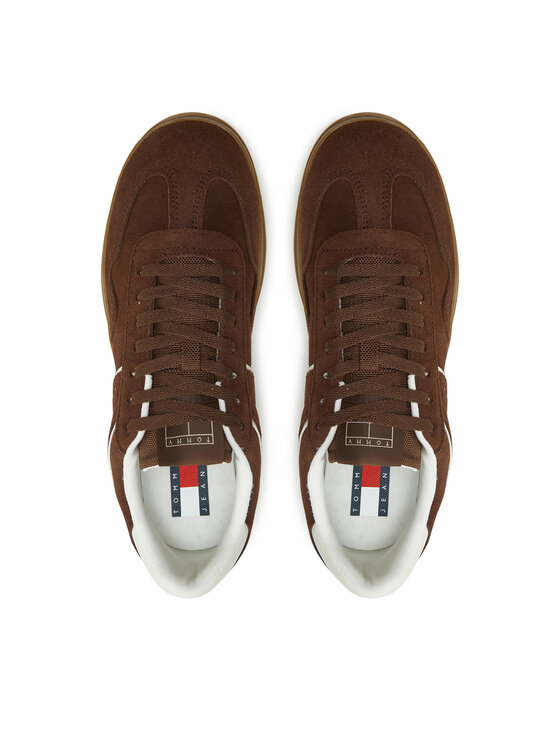 Tommy Jeans Tommy Jeans Снікерcи The Greenwich Suede EM0EM01516 Коричневий