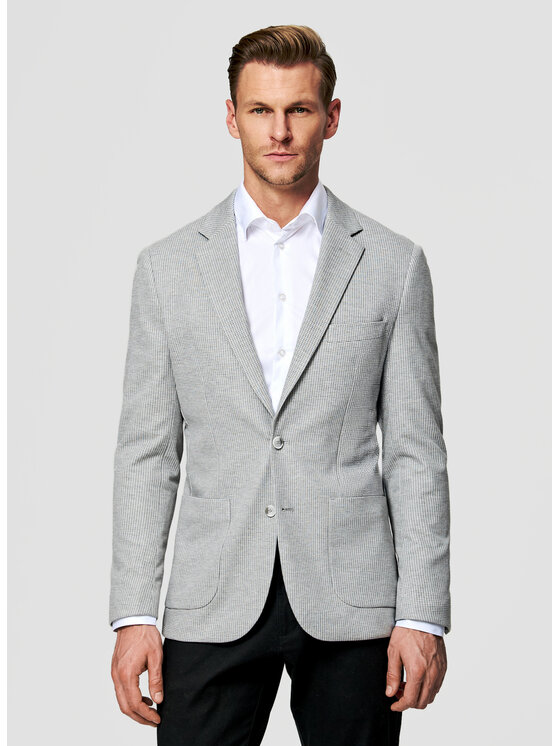 Pako Lorente Pako Lorente Marynarka P26SF-3X-017 Szary Slim Fit