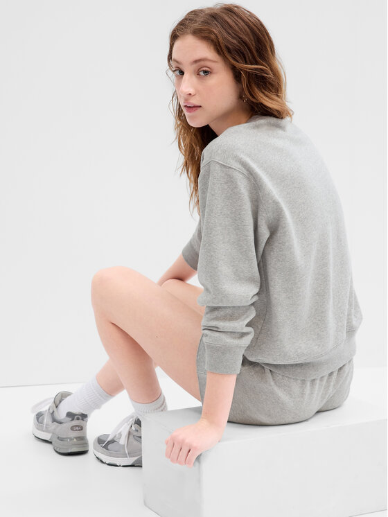 Gap Gap Mikina 554936-02 Šedá Regular Fit