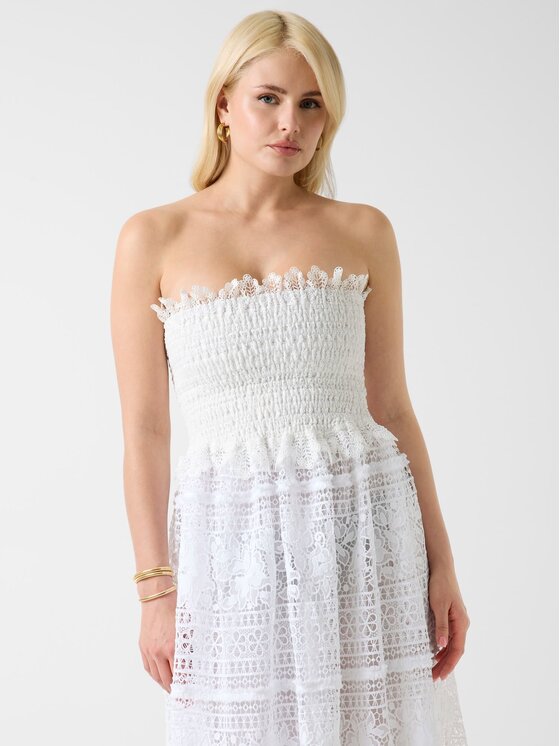 Marciano Guess Marciano Guess Každodenní šaty 182733 Bílá Classic Fit