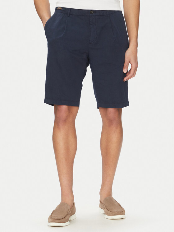 Paul&Shark Bavlnené šortky 25414034 Tmavomodrá Regular Fit