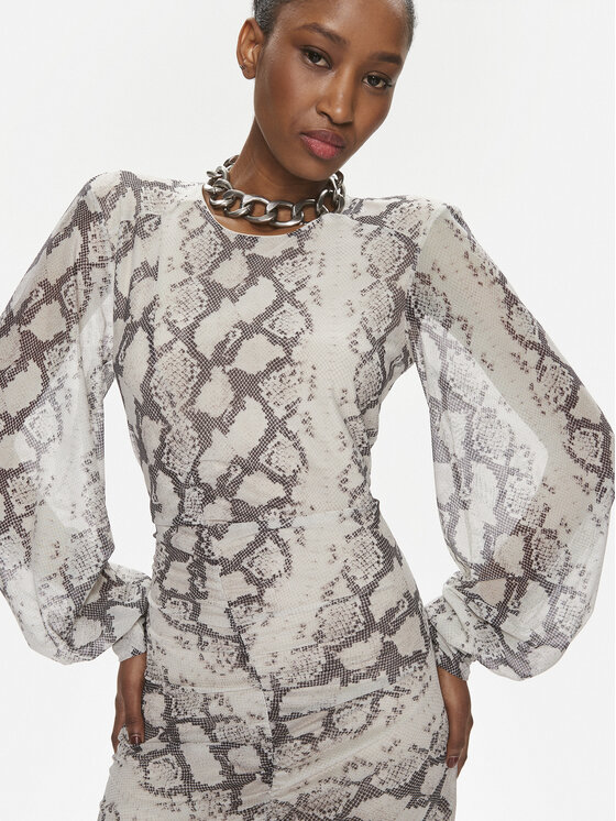 Bruuns Bazaar Bruuns Bazaar Kokteilinė suknelė Cilias BBW3871 Smėlio Slim Fit