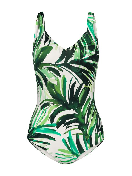 Triumph Triumph Jednodílné plavky Summer Palm 10226607 Zelená