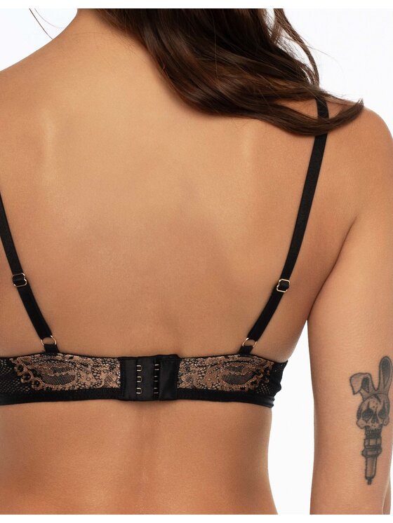 Esotiq Esotiq Biustonosz push-up 41181-61X Czarny