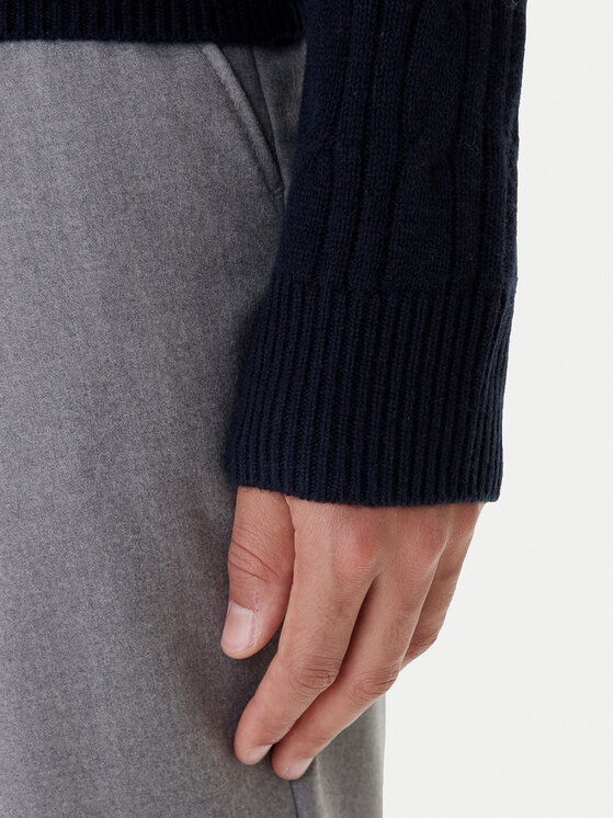 BOSS BOSS Пуловер H-Hetico 50549975 Тъмносин Regular Fit