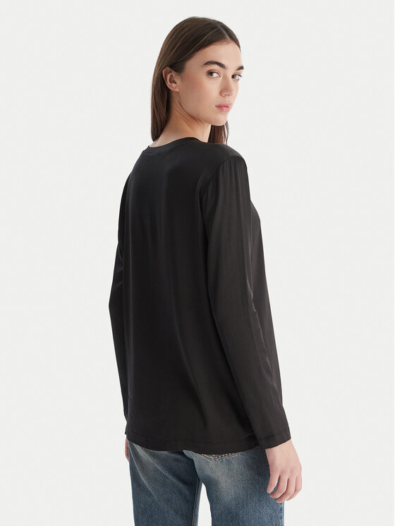 ViCOLO ViCOLO Bluză TF0244 Negru Regular Fit