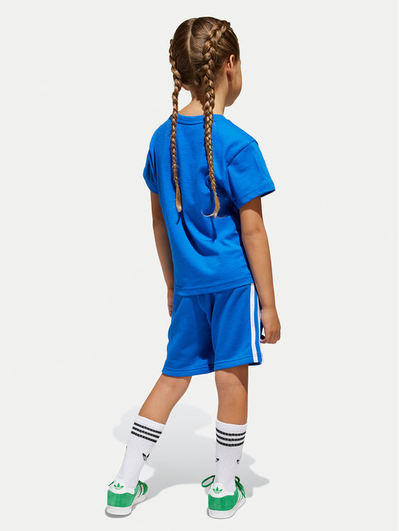 adidas adidas Póló és rövidnadrág adicolor JC9157 Kék Regular Fit