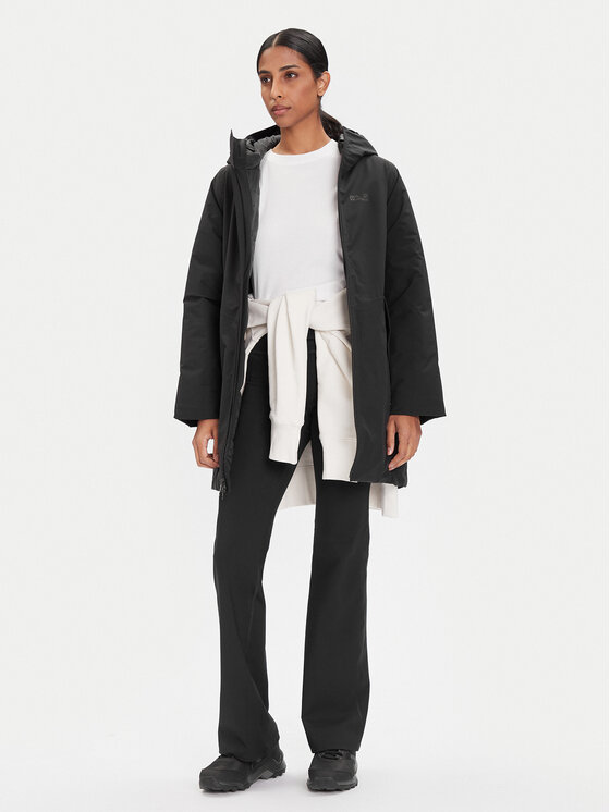 Jack Wolfskin Jack Wolfskin Kurtka zimowa Frost Haven A65091 Czarny Regular Fit