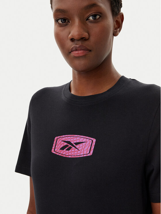 Reebok Reebok T-Shirt 100218927 139-18-00 Czarny Regular Fit