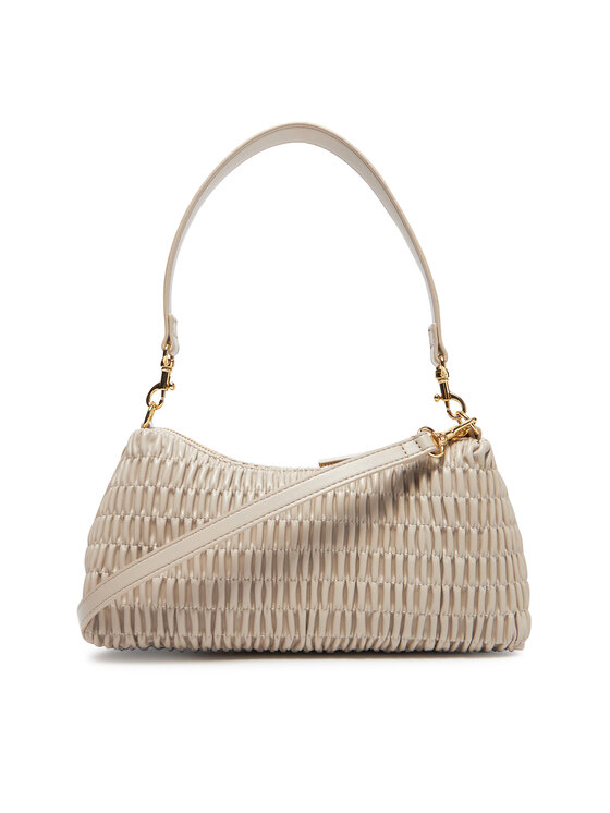 Calvin Klein Calvin Klein Torebka Ruched Drop Shoulder Bag LV04K3088G Beżowy