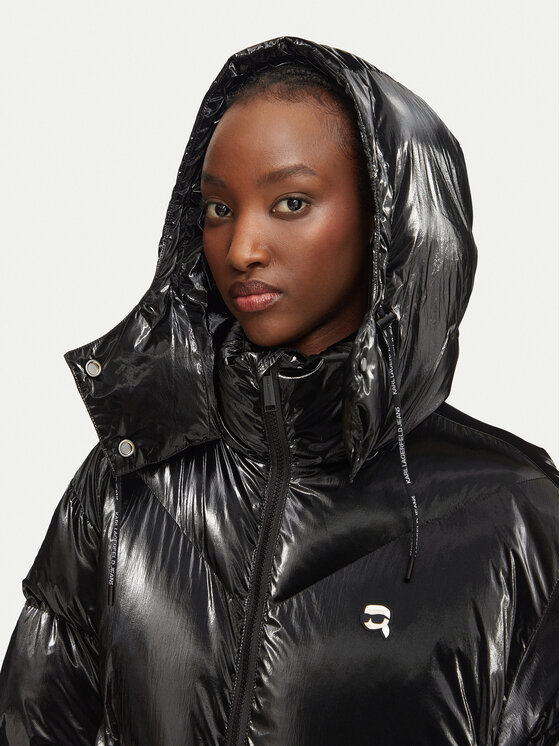 KARL LAGERFELD KARL LAGERFELD Zimska jakna B3W15036 Crna Regular Fit