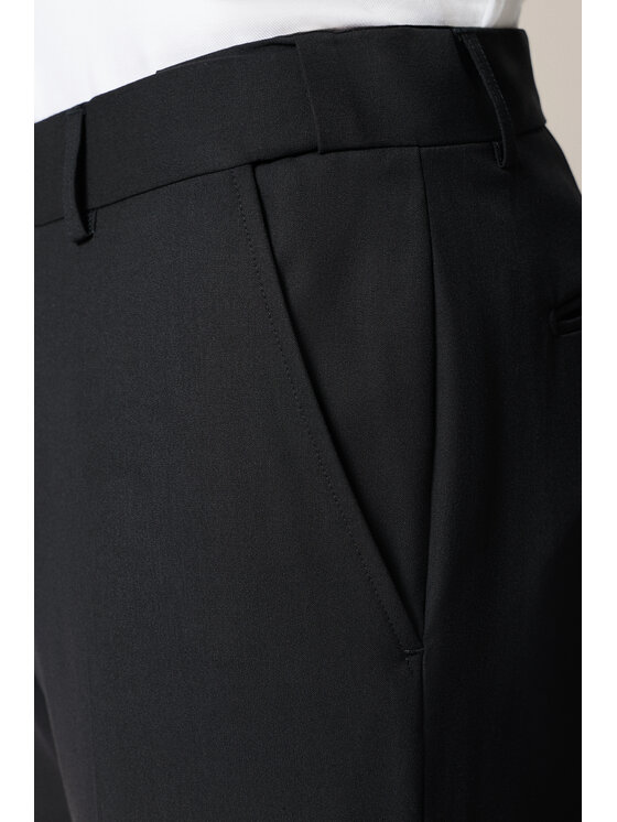 Lancerto Lancerto Garnitur Apricale GA073225000001 Czarny Slim Fit