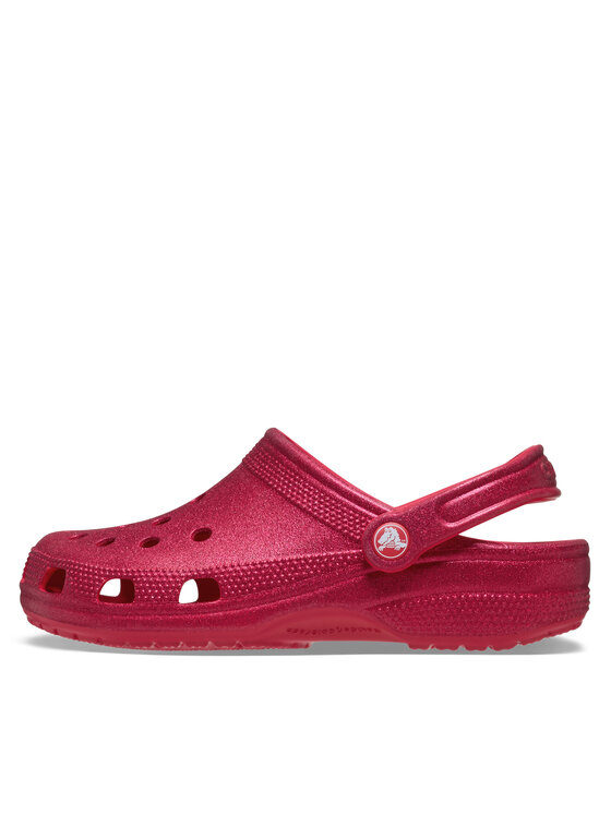 Crocs Crocs Natikači Classic Glitter Clog 205942 Roza