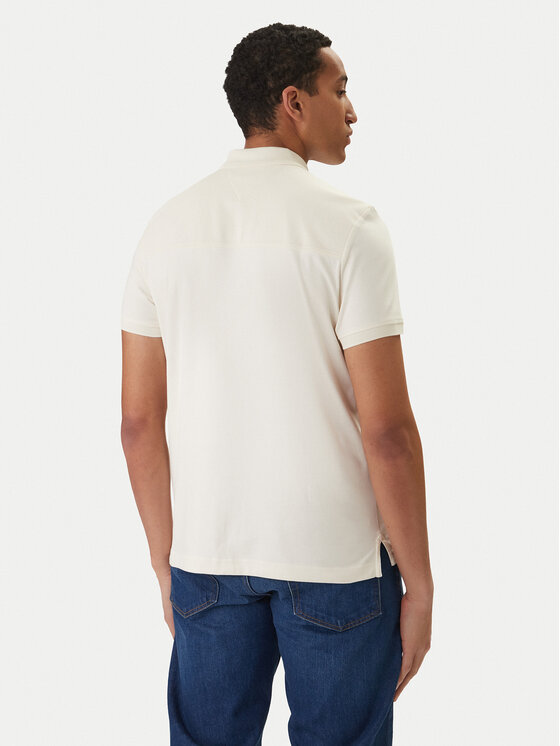 Tommy Hilfiger Tommy Hilfiger Tricou polo MW0MW41613 Écru Regular Fit