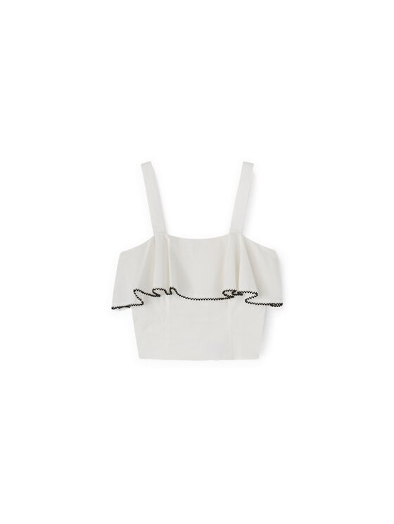 Motivi Motivi Top D746Q000469N011 Biały Regular Fit