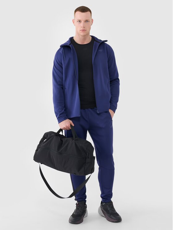 4F 4F Μπλούζα τεχνική 4FWSS25TFSWM513-30S Μπλε Regular Fit