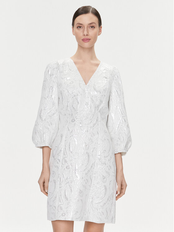 Bruuns Bazaar Bruuns Bazaar Rochie cocktail Macluar BBW3661 Alb Regular Fit