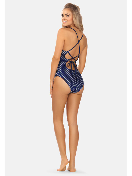 Miss Lou Miss Lou Costume da bagno ML028 Blu scuro