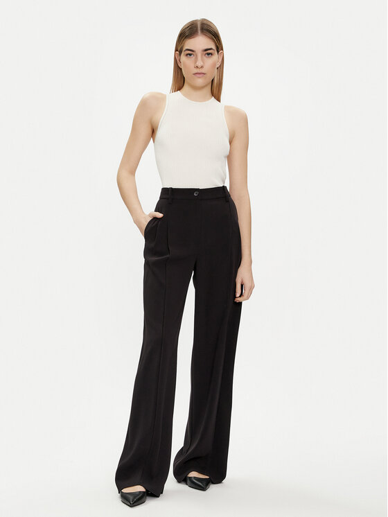 Calvin Klein Calvin Klein Top K20K206506 Biały Slim Fit