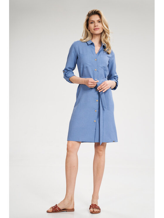 FIGL FIGL Φόρεμα M701 Μπλε Regular Fit