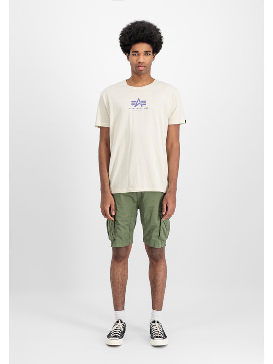 Alpha Industries Alpha Industries Szorty sportowe Cotton Twill Jogger Short Zielony Regular Fit