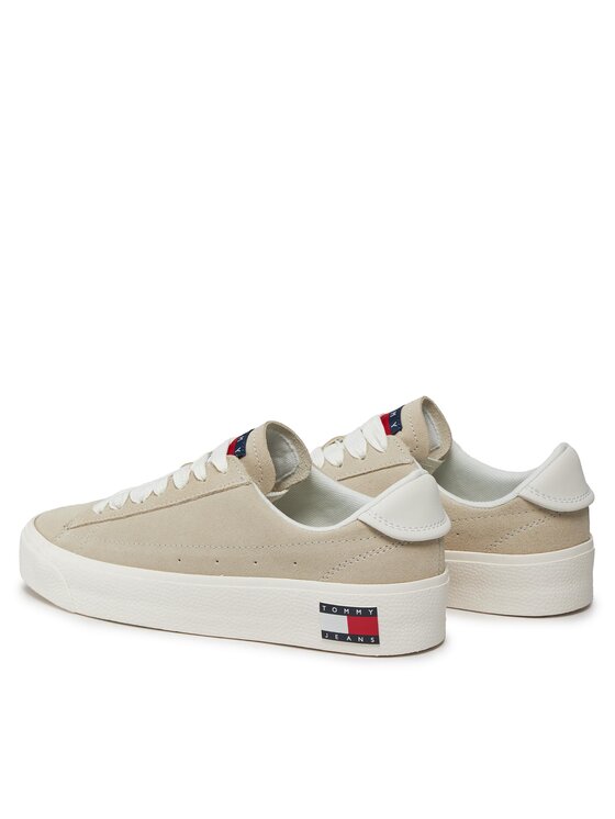 Tommy Jeans Tommy Jeans Αθλητικά Tjw Vulc Flatform Suede Sneaker EN0EN02519 Μπεζ