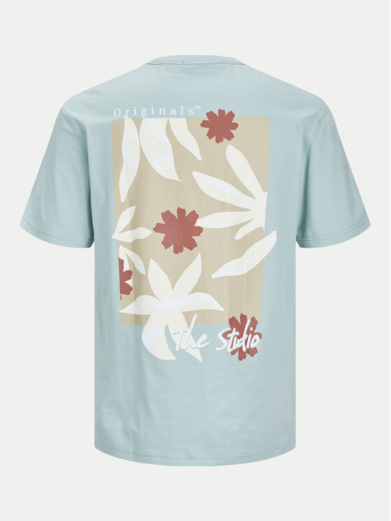 Jack & Jones Junior Jack & Jones Junior T-Shirt Jormarbella 12261801 Zielony Relaxed Fit