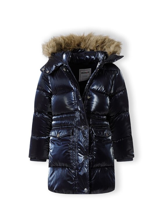 MINOTI MINOTI Kurtka zimowa 20coat55 Niebieski Regular Fit