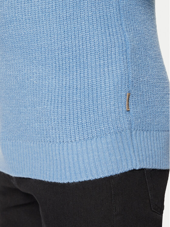 Blend Blend Sweter 20717277 Błękitny Regular Fit