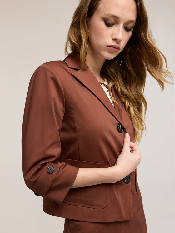 Motivi Motivi Giacca di transizione Q067Q001086N022 Marrone Regular Fit