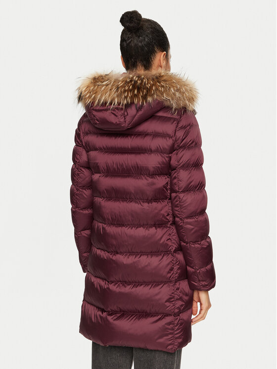Hetregó Hetregó Daunenjacke Leonie 8N603M Dunkelrot Regular Fit