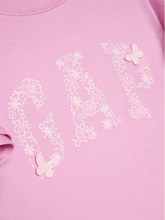 Gap Gap T-Shirt 883254 Różowy Regular Fit