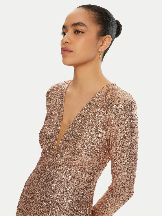 Rinascimento Rinascimento Abendkleid CFC0121752003 Goldfarben Regular Fit