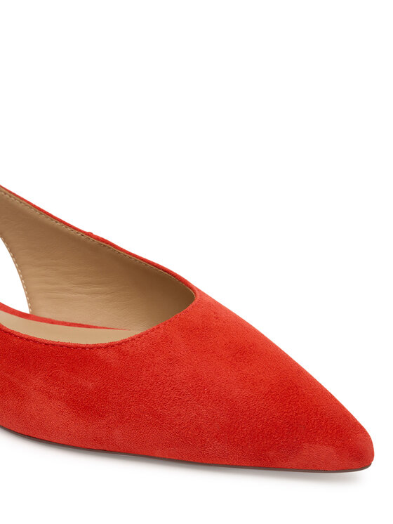 LAUREN RALPH LAUREN LAUREN RALPH LAUREN Baleríny Severn Calfskin 802967746004 Oranžová