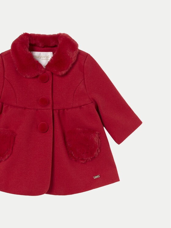 Mayoral Mayoral Cappotto invernale 2453 Rosso Regular Fit